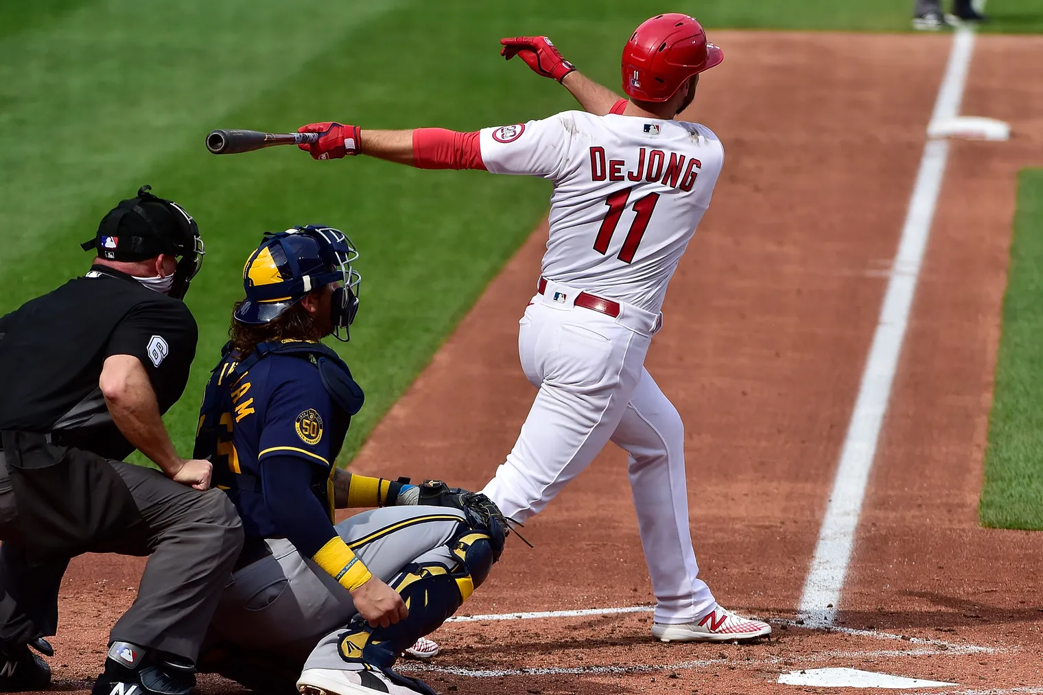 Cardinals demote former All-Star DeJong to Triple-A