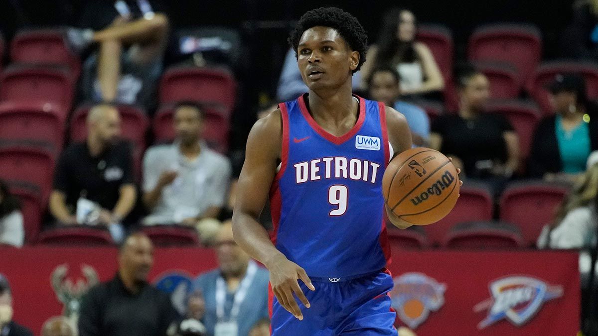 No. 5 Overall Pick Ausar Thompson SHINES In Pistons Summer League